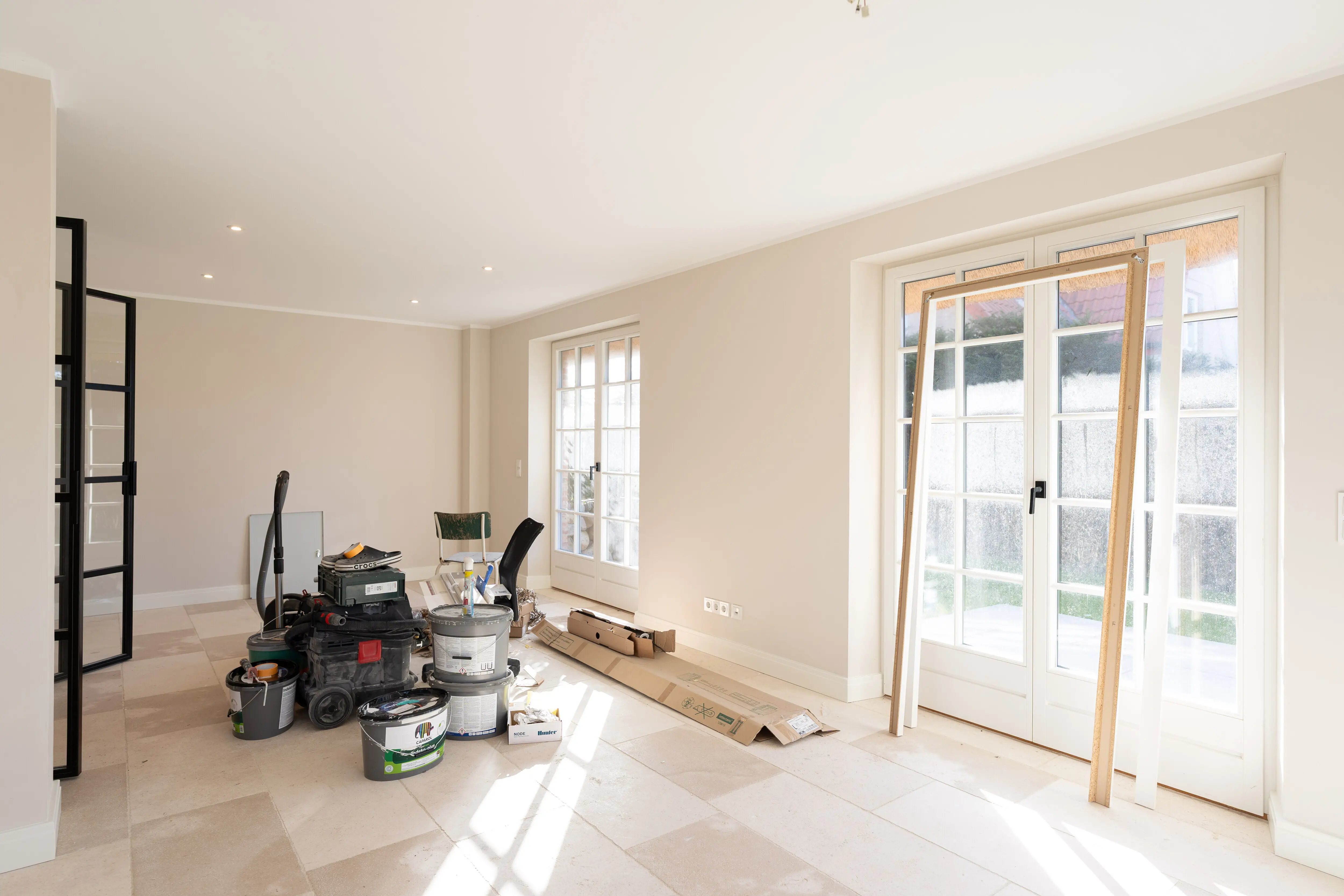 Hochwertig ausgestattete Neubau-Doppelhaushälfte unter Reet in Wenningstedt