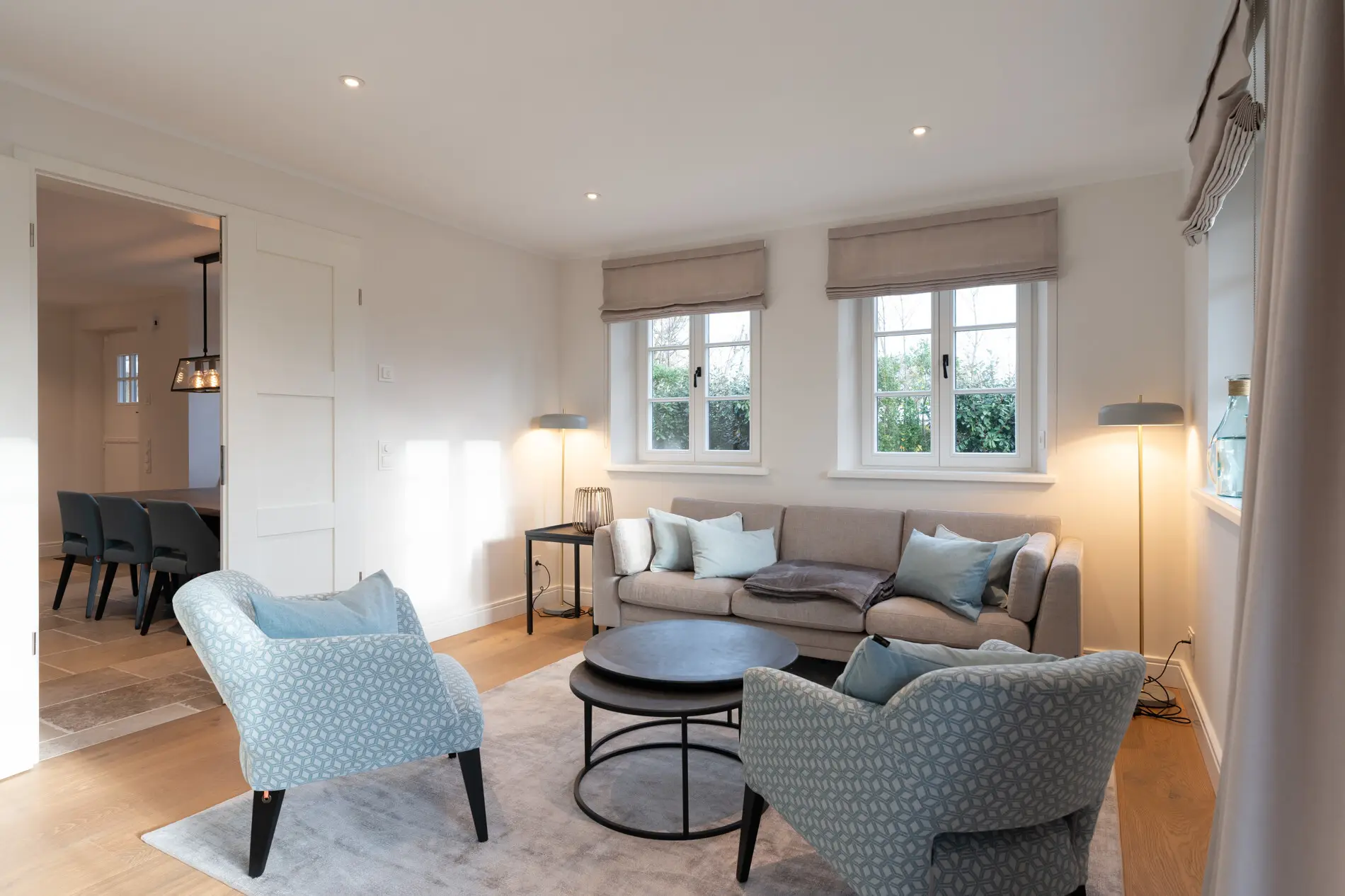 Exklusives Wohnen auf Sylt! Luxuriöse Doppelhaushälfte in Archsum zur Miete